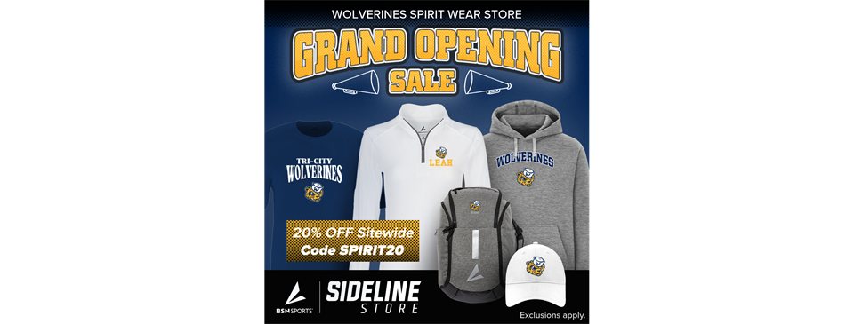 NEW!!! TCW BSN Sideline Store