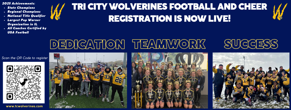 Tri-City Wolverines Youth Football and Cheer